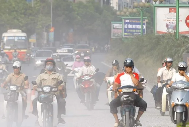 Khí độc ô nhiễm giao thông