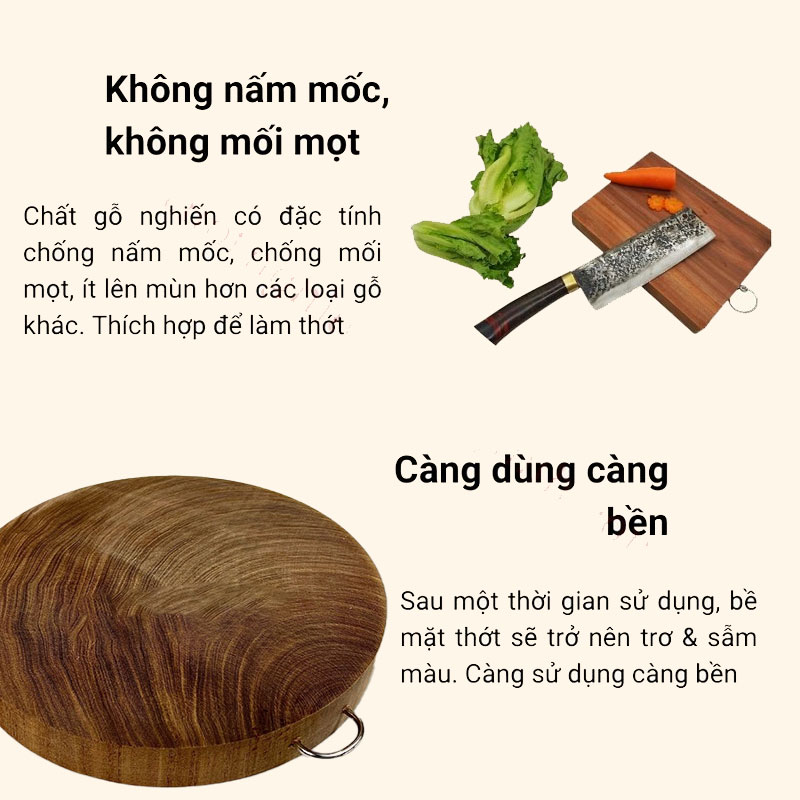 Độ bền cao, hạn chế cong vênh và ít bị mùn