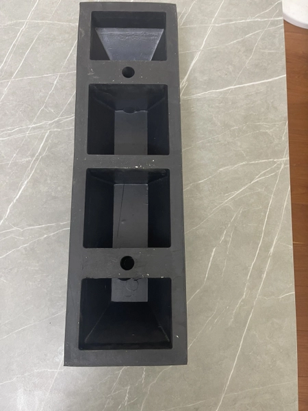 Chặn lùi cao su cao cấp – Kích thước 550x150x100mm | Có phản quang