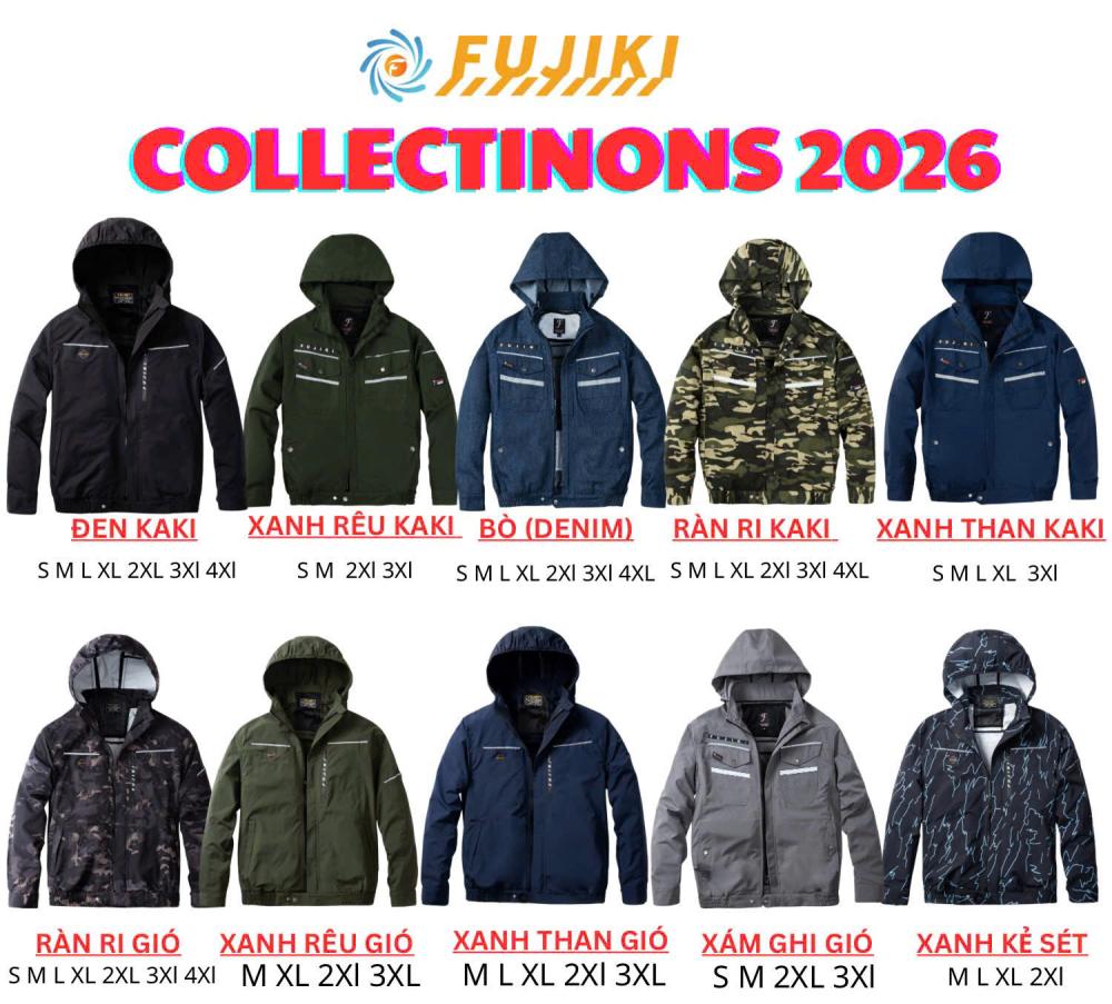 Bảng màu áo Fujiki 2026